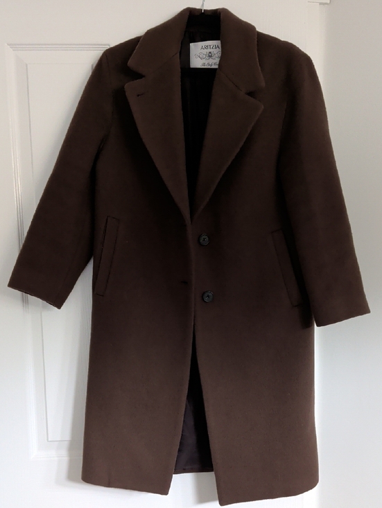 Aritzia Jackets & Blazers - Aritzia Brown Cashmere Only Coat